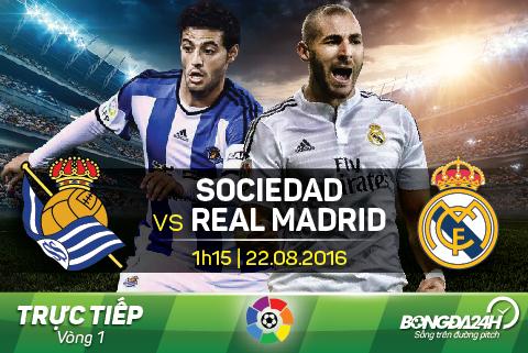 Sociedad 0-3 Real Madrid (KT): Mở màn tưng bừng