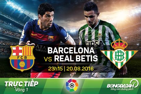 Barca 6-2 Betis (KT): Màn "tennis" mãn nhãn của nhà ĐKVĐ