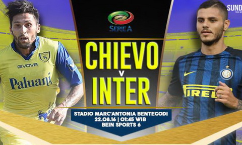 Nhan dinh Chievo vs Inter Milan 01h45 ngay 2208 (Serie A 201617) hinh anh