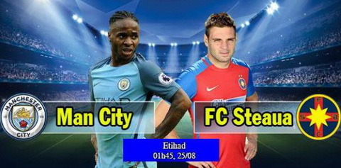 Man City vs Steaua Bucuresti 01h45 ngay 2508 (Playoff Champions League 201617) hinh anh