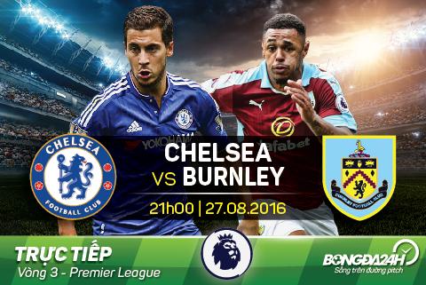 LINK XEM trực tiếp Chelsea vs Burnley 21h00 ngày 27/08