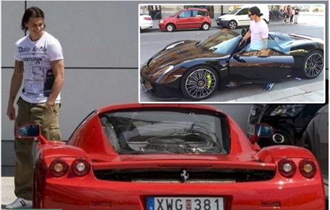 Ibrahimovic đưa toàn bộ dàn siêu xe bạc tỷ tới Manchester