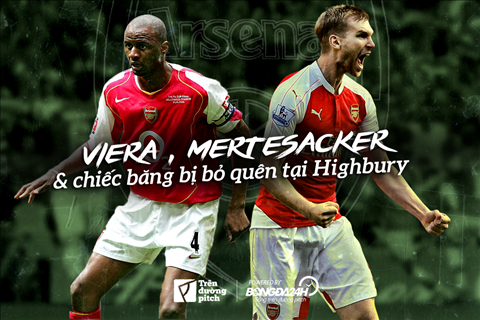 Vieira, Mertesacker và chiếc băng bị bỏ quên tại Highbury