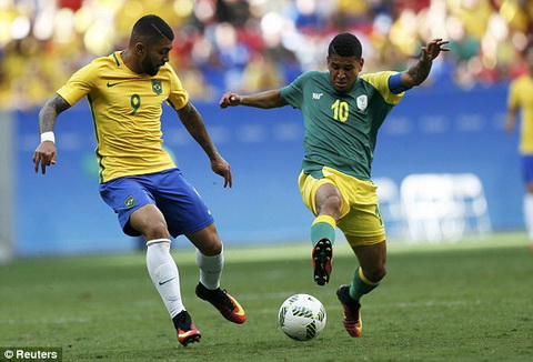 U23 Brazil 0-0 U23 Nam Phi Neymar bat luc, chu nha ra quan that vong hinh anh 3