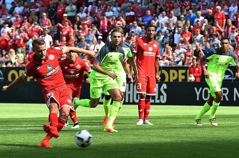 Mainz 4-0 Liverpool Tran thua khong tuong hinh anh