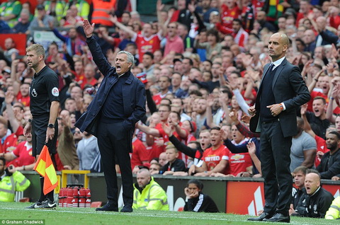 Mourinho lai muoi mat truoc Guardiola trong lan tai ngo o derby Manchester hinh anh 2