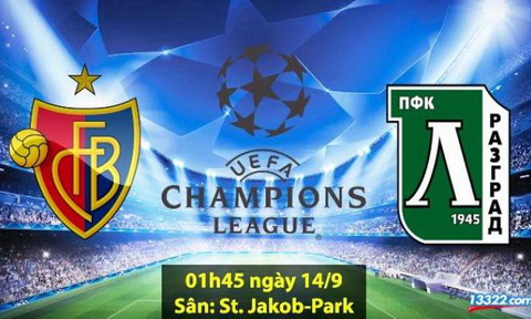 Nhan dinh Basel vs Ludogorets 01h45 ngay 149 (Champions League 201617) hinh anh