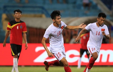 U19 Viet Nam 4-1 U19 Dong Timor (KT) Chien thang giai toa hinh anh