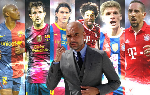 Đội hình ngôi sao bị Guardiola thanh trừng: Có Ibra và Ronaldinho