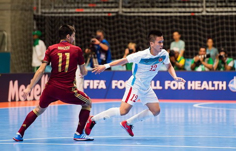 Clip ban thang Futsal Viet Nam vs 0-7 Futsal Nga World Cup 2016 hinh anh