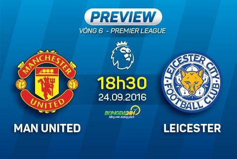 M.U vs Leicester City (18h30 ngày 24/9): Coi chừng bầy cáo thức giấc