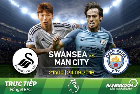 Swansea 1-3 Man City (KT): Nối dài kỷ lục