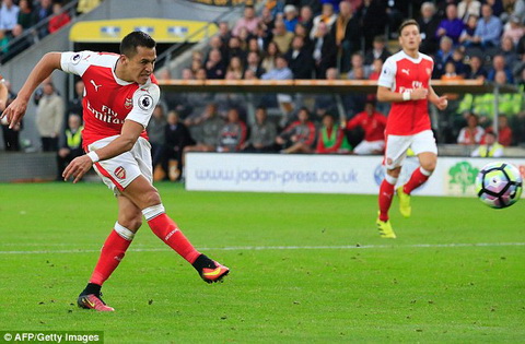 Tien ve phai - Alexis Sanchez (Arsenal): So voi Willian, Alexis Sanchez ro rang thi dau an tuong hon khi luon la chu cong ben phia Arsenal voi 17 ban ghi duoc mua truoc.
