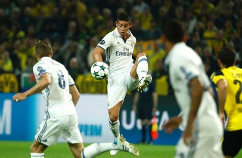 Dortmund 2-2 Real Madrid James Rodriguez that vong hinh anh 2