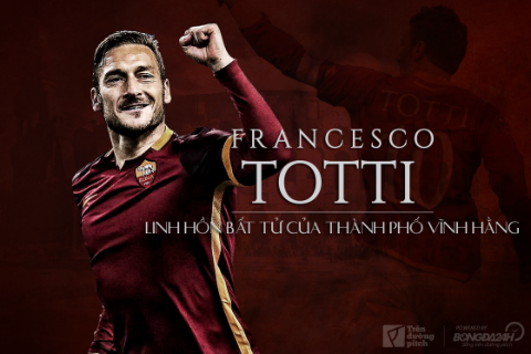 Francesco Totti: Linh hồn bất tử của thành phố vĩnh hằng
