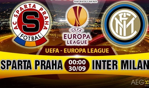 Nhận định Sparta Praha vs Inter Milan 00h00 ngày 30/9 (Europa League 2016/17)