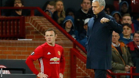 Mourinho phai lua chon hoac tiep tuc de Rooney da tien dao, hoac thay doi vi tri thi dau de phu hop hon.