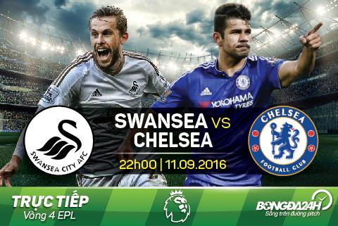 Swansea 2-2 Chelsea (KT): Diego Costa tỏa sáng, The Blues vẫn đứt mạch toàn thắng