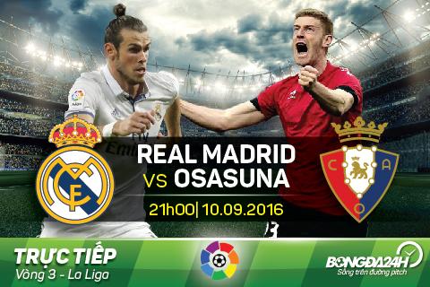 Truc tiep- Vong 3 La Liga_Real vs Osusana