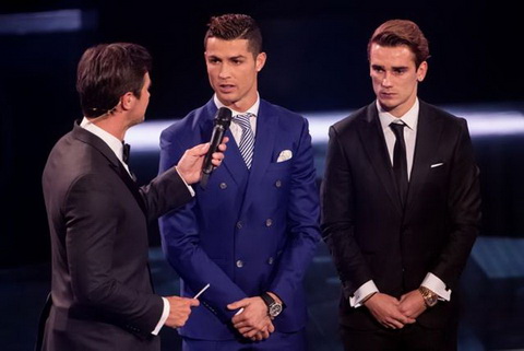 Antoine Griezmann: Hãy sống và học tập Cris Ronaldo