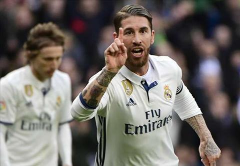 Trung vệ Sergio Ramos lập kỷ lục ghi bàn ở La Liga