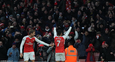 Alexis Sanchez xung dang la nguoi truyen lua cua Arsenal.