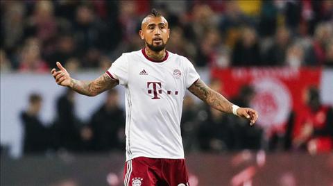 Bayern mất Vidal vì chấn thương nặng