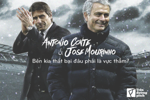 Antonio Conte và Jose Mourinho: Bên kia thất bại đâu phải là vực thẳm?