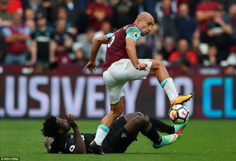 Tong hop West Ham 1-0 Swansea (Vong 7 NHA 201718) hinh anh