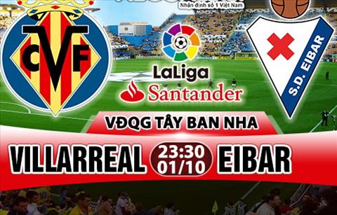 Nhạn dịnh Villarreal vs Eibar 23h30 ngày 110 (La Liga 201718) hinh anh