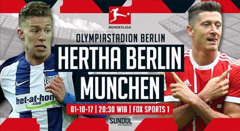 Nhan dinh Hertha Berlin vs Bayern Munich 20h30 ngay 110 (Bundesliga 201718) hinh anh