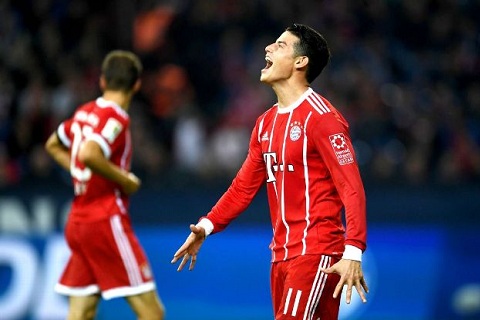 Bayern tiết lộ lý do khiến James Rodriguez khó sống ở Đức