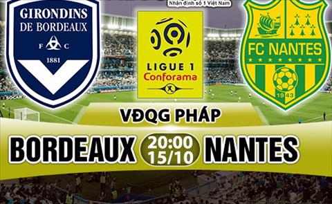 Nhận định Bordeaux vs Nantes 20h00 ngày 15/10 (Ligue 1 2017/18)