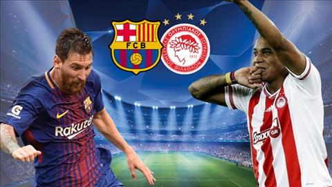 Nhận định Barcelona vs Olympiakos 01h45 ngày 19/10 (Champions League 2017/18)