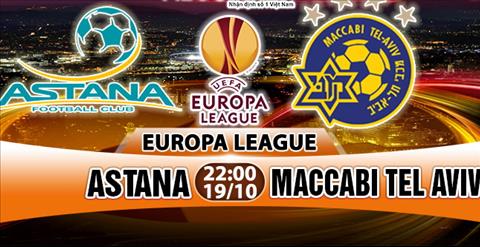 Nhận định Astana vs Maccabi Tel Aviv 22h00 ngày 19/10 (Europa League 2017/18)