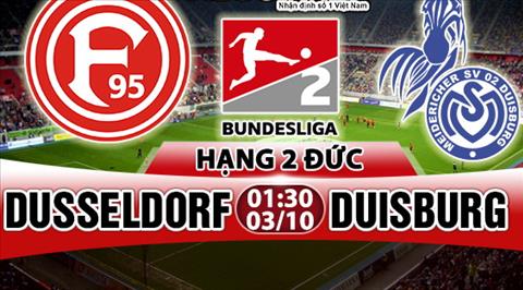 Nhan dinh Dusseldorf vs Duisburg 01h30 ngày 310 (Hang 2 Duc 201718) hinh anh