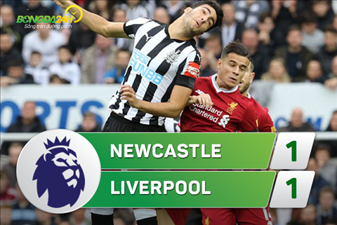 Ket qua Newcastle 1-1 Liverpool