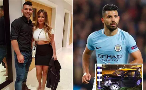 Vận đen bủa vây Aguero: Hết tai nạn lại bị bạn gái bỏ
