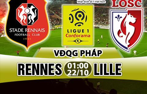 Nhận định Rennes vs Lille 01h00 ngày 22/10 (Ligue 1 2017/18)
