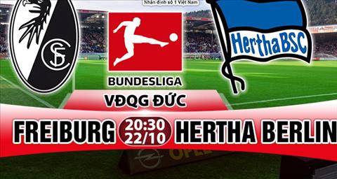 Nhận định Freiburg vs Hertha Berlin 20h30 ngày 22/10 (Bundesliga 2017/18)