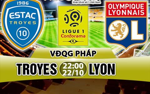 Nhận định Troyes vs Lyon 22h00 ngày 22/10 (Ligue 1 2017/18)