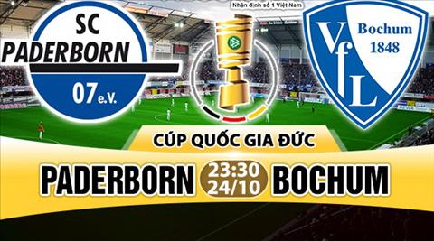 Nhận định Paderborn vs Bochum 23h30 ngày 24/10 (Cúp quốc gia Đức 2017/18)