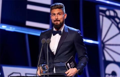 Oliver Giroud - Chủ nhân của danh hiệu Bàn thắng đẹp nhất thế giới năm 2017