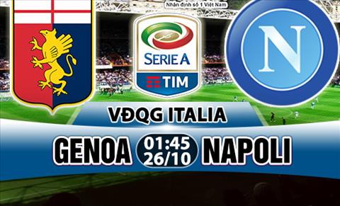 Nhận định Genoa vs Napoli 01h45 ngày 26/10 (Serie A 2017/18)