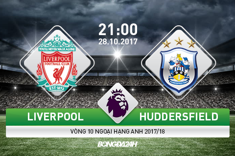 Giải mã trận đấu Liverpool vs Huddersfield 21h ngày 28/10 (Premier League 2017/18)