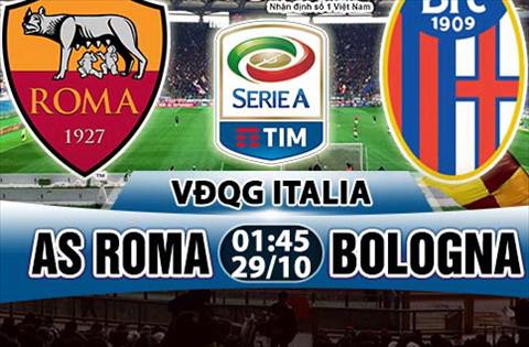 Nhan dinh AS Roma vs Bologna 01h45 ngày 2910 (Serie A 201718) hinh anh