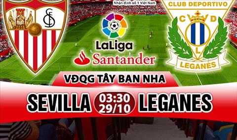 Nhan dinh Sevilla vs Leganes 03h30 ngay 2910 (La Liga 201718) hinh anh