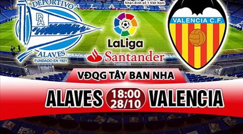 Nhận định Alaves vs Valencia 18h00 ngày 28/10 (La Liga 2017/18)