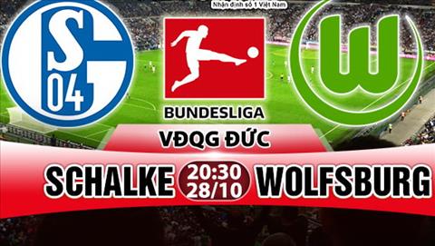 Nhận định Schalke vs Wolfsburg 20h30 ngày 28/10 (Bundesliga 2017/18)