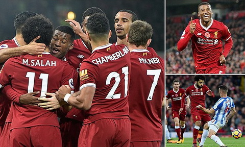 Liverpool 3-0 Huddersfield Cho mung qua som, Jurgen Klopp hinh anh